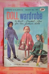 1964 BARBIE,KEN FRIENDS KNIT CROCHET SEW OUTFITS BOOKLET